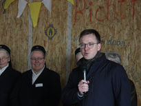 Frederik Schmitt, Stellvertretender Landrat aus Fulda, bei seinem Grußwort